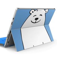 igsticker Ultra Thin Premium Protective Back Stickers Skins Universal Tablet Decal Cover for Microsoft Surface Pro7 / Pro2017 / Pro6 014601 Bear Animal Animal