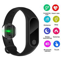 M2 IP67 Smart Bracelet Synchronous Motion Meter Step Counter Bracelet Gift Custom Cycling Heart Rate Monitors Bracelet Fitness Tracker Watch,Calorie Counter Watch for Women Men & Kids