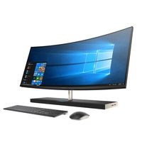 HP Envy 34 Curved Premium All-in-One AIO Desktop (Intel 8th Gen i7-8700T 6-Core, 16GB RAM, 1TB HDD + 512GB Sata SSD, GeForce GTX 1050 4GB, 34 inch Curved QHD 3440 x 1440, WiFi, Bluetooth, Win 10 Pro)