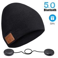 Bluetooth Beanie,Stereo Knit Music Hat with Bluetooth V5.0 Wireless Hats Headphone Upgraded Unisex Knit Bluetooth Beanie suitable for Outdoor Sports ,Gift