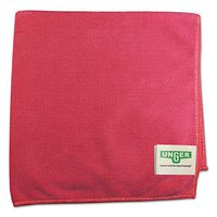 Unger MF40R MicroWipe Heavy Duty Red Microfiber Cloth - 10 / CS