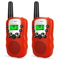 Gift for 3-12 Year Old Boys, Dreamingbox Walkie Talkies for Kids Xmas Toys for Boys Girls Age of 3-12 2019 New Hallowee Gifts for Kid Boys Girls 3-12 Year Old Stocking Fillers Easter Red TGDJ04