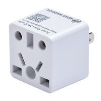 ROAD WARRIOR US Travel Plug Adapter EU/UK/CN/AU/IN to USA (Type A) - RW111WH-US