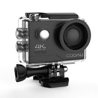 COOAU 4K 16MP Underwater Action Camera with Wi-Fi 2-Channel Charger Remote Control EIS Stabilization 40M Waterproof Sport Camera Time Lapse (4K)
