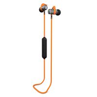 ECOXGEAR Sweat Proof Sport Buds with Microphones & Controls & Passive Noise Cancellation - Orange