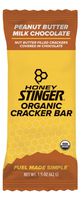 Honey Stinger Organic Cracker N' Nut Butter Snack Bars, Peanut Butter Milk Chocolate, 1.5 Ounce (12 Count)