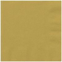 Gold Paper Napkins, 50ct