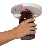 The Grip Jar Opener: The Original, Hidden-Under-Cabinet Lid Opener, Since 1977, Opens Any Size/Type of Lid Effortlessly