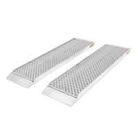 Guardian S-4812-1500-P Dual Runner Shed Ramps with Punch Plate Surface-12 Wide, 4' Long