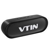 VTIN R4 Bluetooth Speaker V5.0, Portable Bluetooth Speaker with 24H Playtime, Crystal Clear Stereo Sound, 10W Powerful Waterproof Speaker, Built-in Mic, Support TF Card, Suitable for Home and Outdoor