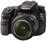 Sony SLT-A58K Digital SLR Kit with 18-55mm Zoom Lens, 20.1MP SLR Camera with 2.7 -Inch LCD Screen (Black)