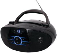 Jensen CD-560 Portable Stereo CD Player with AM/FM Stereo Radio and Bluetooth