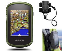 Garmin eTrex Touch 35 Hiking GPS Bundle | with Backpack Tether Mount | Touchscreen Handheld, 3-axis Compass, Barometric Altimeter