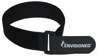 Reusable Cinch Straps 2" x 100" - 4 Pack, Multipurpose Strong Gripping, Quality Hook and Loop Securing Straps (Black)
