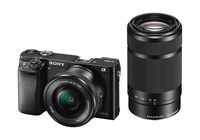 Sony Alpha a6000 Mirrorless Digital Camera w/ 16-50mm and 55-210mm Power Zoom Lenses