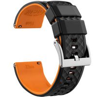 Ritche 24mm Silicone Watch Bands Quick Release Rubber Watch Bands for Men