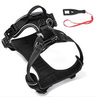 SmilePowo Dog Harness Chest Back Strap Belt Mount Pet Vest for GoPro Hero 8 7 6 5 4 3 Max Black,Hero 2018 Session Fusion,AKASO, Xiaomi, DBPOWER,Sports Action Camera for Dogs Night Walk-Black