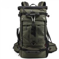 SUNWIN Large Travel Backpack Latop Bag Knapsack 40L Hiking Camping Bag Waterproof BackpackFor 17 Inch Laptop (Army Green)