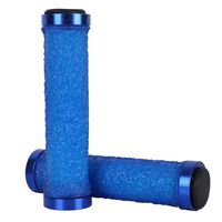 Bike Accessories,Dartphew 1Pair Cool Handlebar Grips Rubber Handle Grip - Mountain Bike Bicycle - Ornate Mysterious Anti-slip Patterns Durable for Outdoor MTB Cycling(Size:13x3.3cm) (Blue)