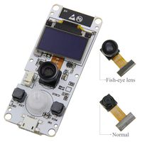 LILYGO TTGO T-Camera ESP32 WROVER & PSRAM Fish-Eye Lens Camera Module ESP32-WROVER-B OV2640 0.96 OLED