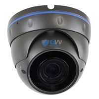 GW Security VD5489IP H.265 POE IP Security HD IP 5MP (1920P/1080P) Varifocal Dome Camer (Gray)
