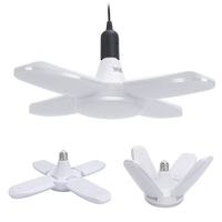 LED Garage Lights, 1PACK 6000Lumens Adjustable Trilights Garage Ceiling Light,60W LED Garage Ceiling Light, CRI 80, 6000k Nature Light for Garage, Barn, Workshop,Warehouse (1 Pack)