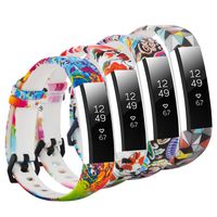 honecumi Replacement Floral Wrist Strap Compatible with Fitbit Alta/Alta HR Pattern Watch Bands for Men Women Adjustable Fitbit Alta HR Band with Metal Clasp
