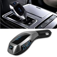 Car FM Transmitter,Fheaven Car Kit Handsfree Wireless Bluetooth SD MMC USB FM Transmitter Modulator LCD MP3 Player USB Charger