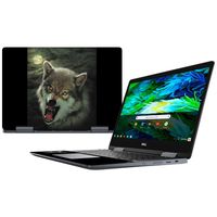 MightySkins Skin Compatible With Dell Inspiron Chromebook 14" (2018) - Night Breed | Protective, Durable, and Unique Vinyl Decal wrap cover | Easy To Apply, Remove, and Change Styles | Made in the USA