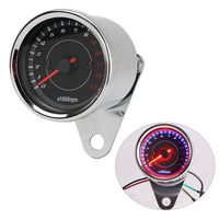 INNOGLOW Motorcycle Tachometer Rev Counter Speedometer Odometer Universal 13000RPM LED Night Light Backlight Tacho Gauge for ATV Honda Yamaha Suzuki Harley Kawasaki Cruisers Harley