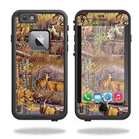 MightySkins Skin Compatible with Lifeproof iPhone 6 Plus or 6S Plus - Deer Pattern | Protective, Durable, and Unique Vinyl wrap Cover | Easy to Apply, Remove, and Change Styles | Made in The USA