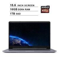 Asus 2019 VivoBook F510QA 15.6 Inch FHD Laptop Computer (AMD Quad Core A12-9720P up to 3.6 GHz, 16GB RAM, 1TB SSD, AMD Radeon R7, Bluetooth, WiFi, HDMI, Windows 10)