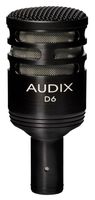 Audix D6 Dynamic Microphone, Cardioid