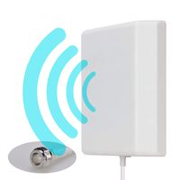 Lysignal Outdoor/Indoor Wall Mount Directional Panel Antenna 698 to 2700MHz 9dBi for Mobile Signal Booster