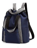 VINCHIC Fashion Waterproof Lightweight Nylon Backpack Purse Large Capacity Shoulder Bag Laptop Backpack Work Tote Bags for Women and Men (Blue)