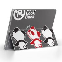igsticker Ultra Thin Premium Protective Back Stickers Skins Universal Tablet Decal Cover for Microsoft Surface Go (2018) 000955 Panda　Illustration