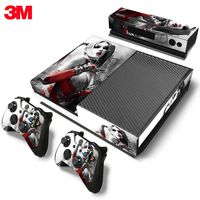 ZOOMHITSHINS Xbox One Console Skin Decal Sticker Harley Quinn + 2 Controller & Kinect Skins Set
