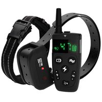 [Upgraded 2020] Dog Training Collar with Remote - Shock Collar for Dogs Range 1600 feet, Vibration Control, Rechargeable Bark E-Collar - IPX7 Waterproof for Small, Medium, Large Dogs, All Breeds