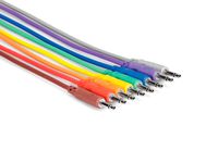 Hosa CMM-815 3.5 mm TS to 3.5 mm TS Unbalanced Patch Cables, 6 Inch