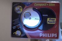 Philips AX5219 Compact & Slim Portable CD Player (Silver and Blue)