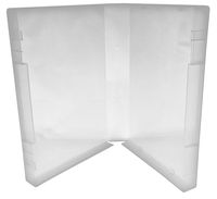 (2) CheckOutStore Plastic Storage Cases for Wood Mounted Rubber Stamps (Clear/Spine: 35 mm)