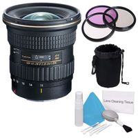 Tokina 11-20mm f/2.8 at-X PRO DX Lens Canon EF (International Model) +Deluxe Cleaning Kit + 82mm 3 Piece Filter Kit + Deluxe Lens Pouch
