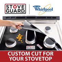 Whirlpool Stove Protectors - Stove Top Protector for Whirlpool Gas Ranges - Ultra Thin, Easy Clean Stove Liner