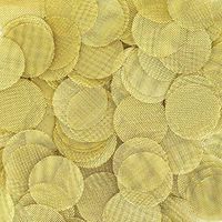 200 Piece - 3/4 Inch Premium Quality 100% Brass Screen Filters, Extra Fine Mesh