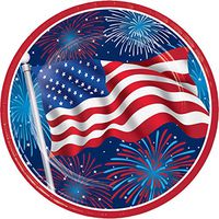 Fireworks Celebration Paper Plates, 24 ct