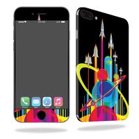 MightySkins Skin Compatible with Apple iPhone 7 Plus - Space Poster | Protective, Durable, and Unique Vinyl Decal wrap Cover | Easy to Apply, Remove, and Change Styles | Made in The USA
