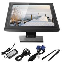 Computer Monitors by Feiuruhf,USB 17" Touch Screen POS TFT LCD Touchscreen Monitor Bar Restaurant Retail Kiosk Multi-Touch Restaurant Kiosk Retail POS VOD System 4-Wire Resistive LED Touch Screen