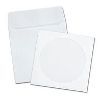 Quality Park CD/DVD Envelopes, White, Pack of 100 (62903)