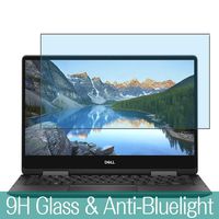 Synvy Anti Blue Light Tempered Glass Screen Protector for Dell Inspiron 13 7000 2in1 7386 2018 13.3" Visible Area 9H Protective Screen Film Protectors
