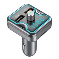 Bluetooth FM Transmitter for Car with Charger Radio Adapter Audio Receiver Cigarette Lighter Music Player for iPhone Samsung Android Cell Phones